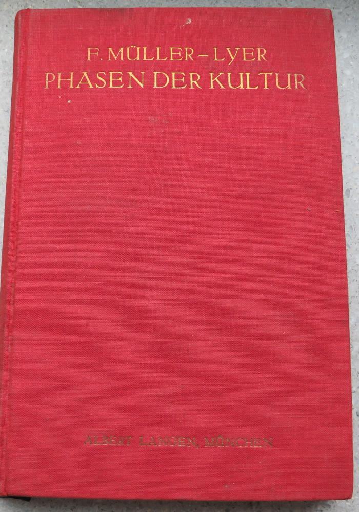 9/62 : Phasen der Kultur und Richtungslinien des Fortschritts : Soziologische Überblicke. (1920)