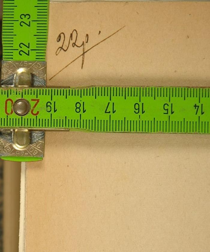 -, Von Hand: ; '22p./'