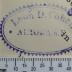 - (Cohen, Leon Daniel), Stempel: Exlibris, Name; 'Leon D. Cohen 
Altona a. E. '.  (Prototyp)