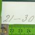 -, Von Hand: ; '21 - 30 L.'