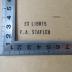 - (Stafleu, F. A.), Stempel: Name; 'Ex Libris F. A. Stafleu'.  (Prototyp)