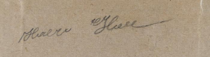 -, Von Hand: ; 'H[...] H[...]'