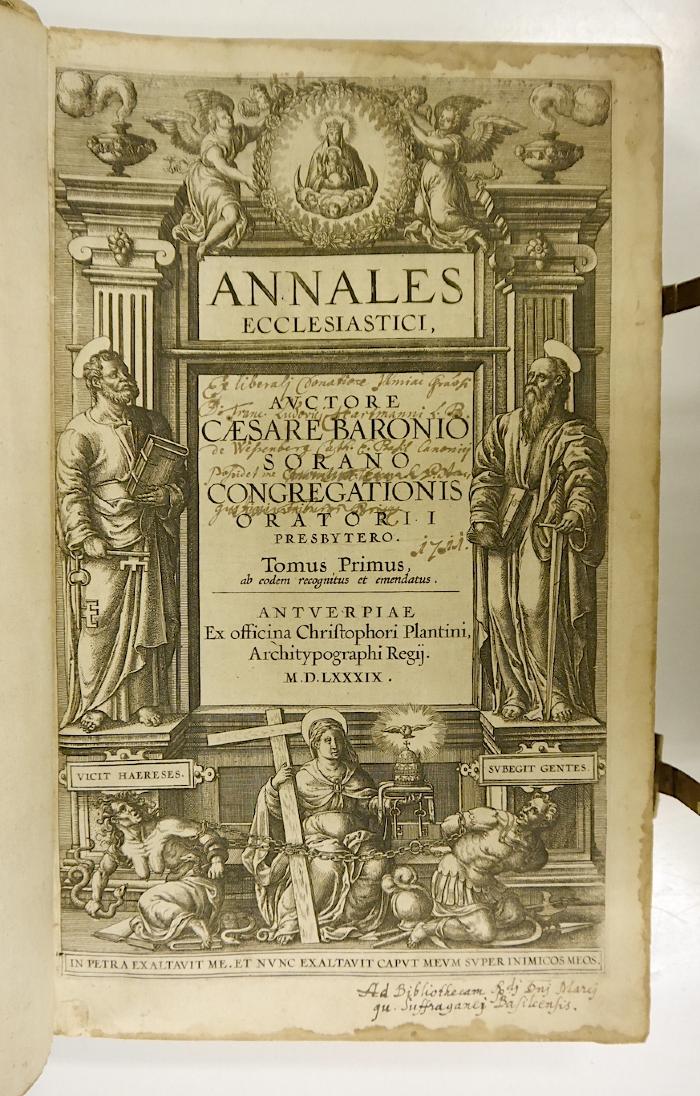 Rara M 735 bis 741 : Annales Ecclesiastici (1589-1608)