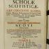 Rara M 633 und 634 : Theologia Scholae Scotisticae. T. 1-4 (1728/1729)