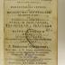 Rara M 647 : Logica critica sive ars universae sapientiae studium rite instituendi. 1 (1760)