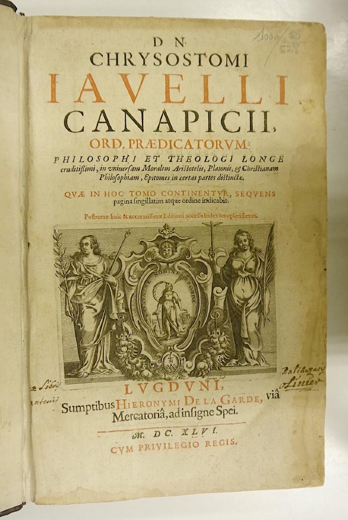 Rara M 686 : In universam Moralem Aristotelis, Platonis et Christianam Philosophiam (1646)