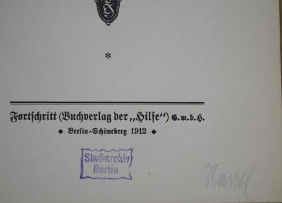 6016 : Schülerjahre : Erlebnisse und Urteile namhafter Zeitgenossen (1912)