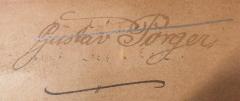 - (Porger, Gustav), Von Hand: Name; 'Gustav Porger'. 