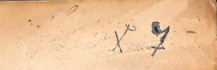 - (unbekannt), Von Hand: Nummer, ; ' X 7'. 