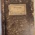  Diarium für: Katalog meiner Bücher (1898)