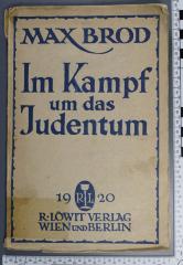 933.7 BROD : Im Kampf um das Judentum (1920)