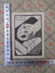 - (Carstens, (?)), Etikett: Name; 'Ex libris Carstens'.  (Prototyp)