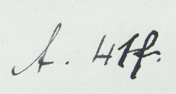 - (Loewenstein, Joseph), Von Hand: Nummer; 'A. 41f.'. 