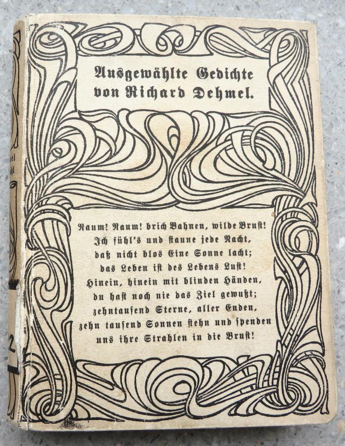 Z 5022 : Ausgewählte Gedichte : nach dem Inhalt geordnet. ([1905])