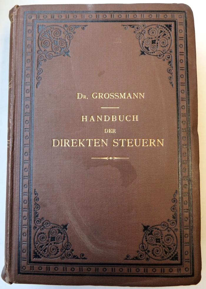 R 3277 : Handbuch der direkten Steuern in Preußen. (1899)