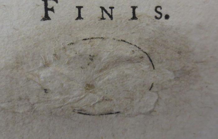  [Fidelis subditus] Stanislai Orichovii Roxolani Fidelis Svbditvs Siue De Institvtione Regia ad Sigismundum Augustum (1584);- (unbekannt), Stempel: . 