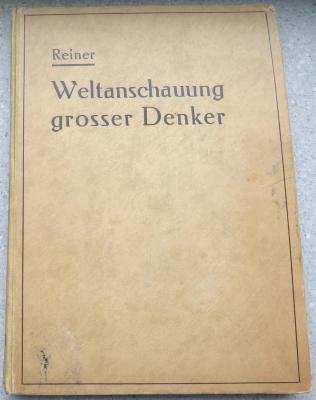 9/1034 : Weltanschauung großer Denker. ([1924])