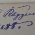 - (Koeppen, Alfred), Von Hand: Autogramm, Name, Datum; 'Alfred Köppen.
1888.'. 