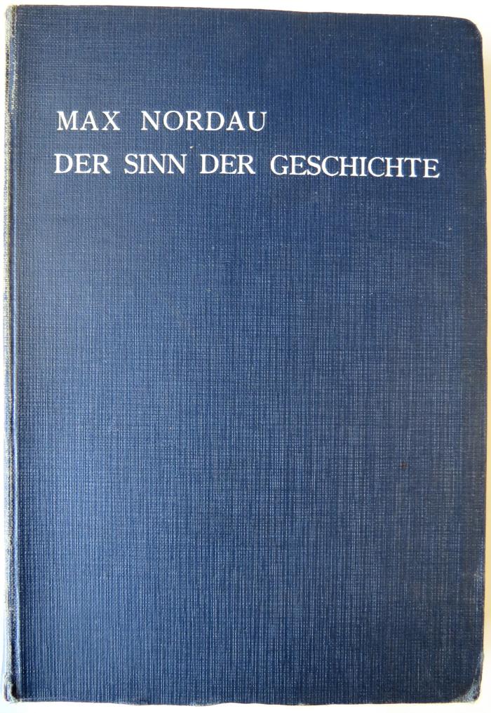 8/3527 : Der Sinn der Geschichte (1909)