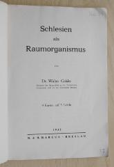 Ba 476 : Schlesien als Raumorganismus (1932)