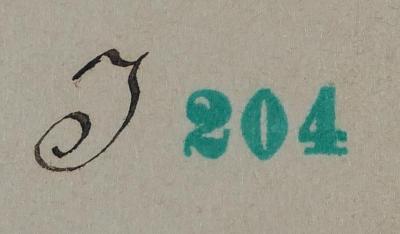 - (Lese- und Redehalle jüdischer Hochschüler in Prag), Von Hand: Signatur; 'J 204'. 