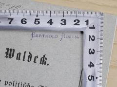 - (Rosen, Berthold), Stempel: Name; 'Berthold Rosen'.  (Prototyp)