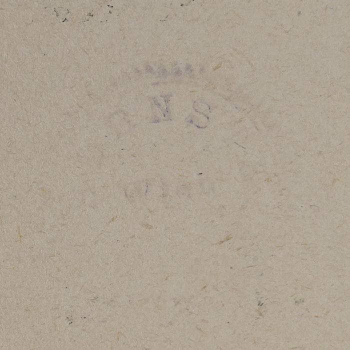 - (unbekannt), Stempel: Exlibris, Name; '[...]NS[...]
Wien [?]'. 