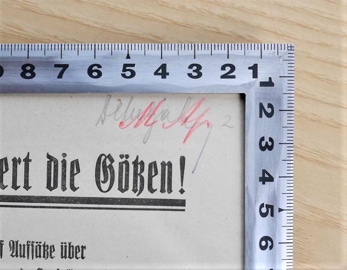 […] [unleserlich] [überschrieben mit:] M th[?] 2