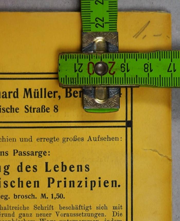 -, Von Hand: ; '1.-'