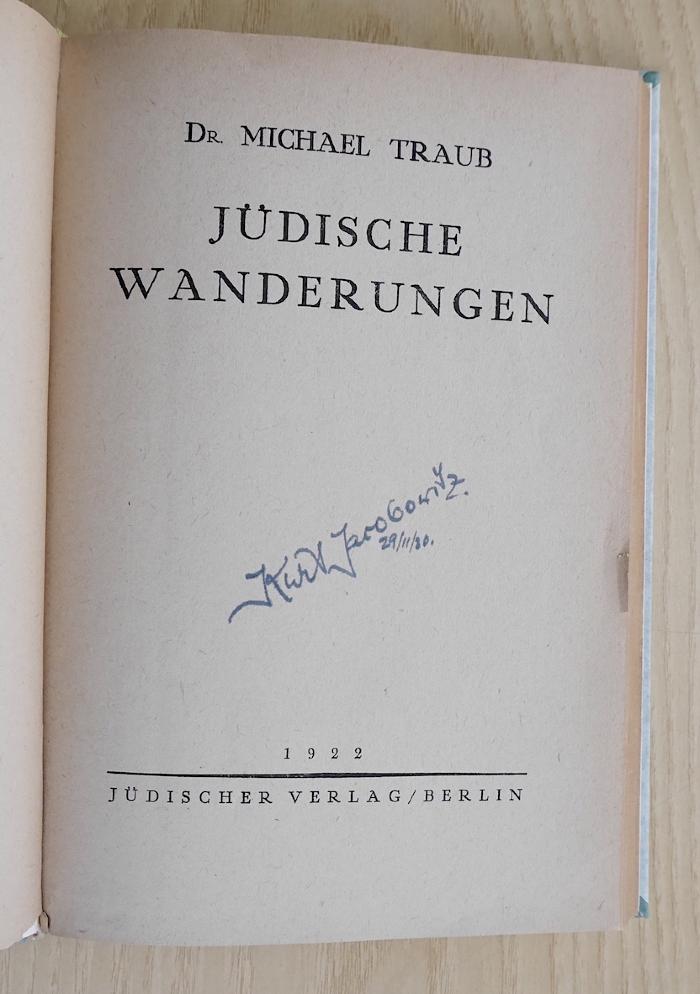 Ex 861 : Jüdische Wanderungen (1922)