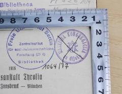 - (Marijina Kongregacija za dijake), Stempel: Name; 'Marijina Kongregacija za dijake'. 