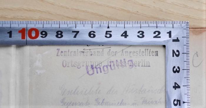 SH 1509 : Das Elend der Philosophie : Antwort auf Proudhon's "Philosophie des Elends". (1921);- (Zentralverband der Angestellten, Ortsgruppe Gross-Berlin), Stempel: Name, Berufsangabe/Titel/Branche, Ortsangabe; 'Zentralverband der Angestellten Ortsgruppe Gross-Berlin'.  (Prototyp)