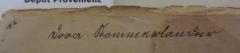 - (Kammerlander, Dora), Von Hand: Autogramm, Name; 'd 
Dora Kammerlander'. 