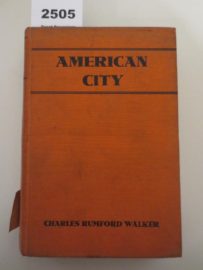  America City : A Rank-and-File History (1937)