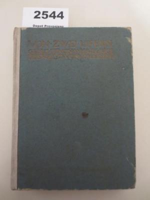  Von zwei Ufern : Gedichte (1909)