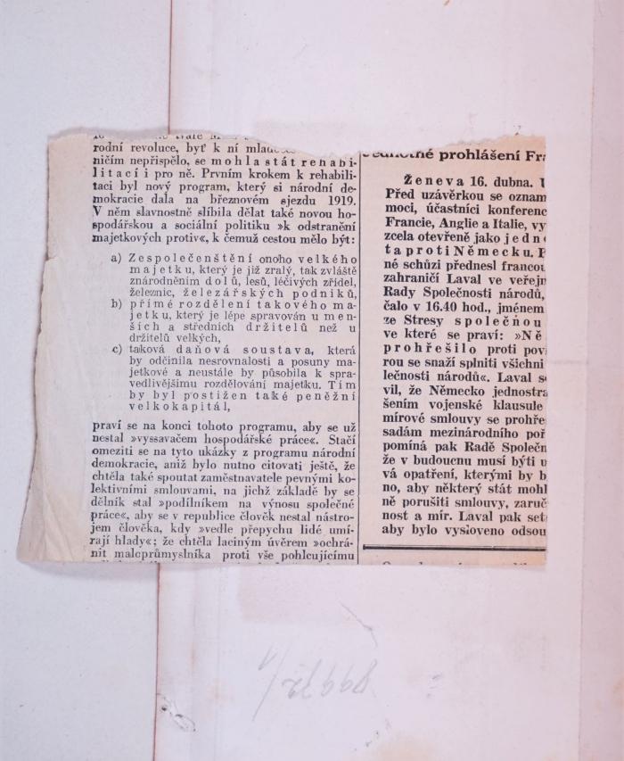 Zeitungsausschnitt
