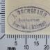 - (Buchsbaum, Ignatz), Stempel: Buchhändler; 'J. Buchsbaum 
Buchhandlung 
Oderfurt (Mähren)'.  (Prototyp)