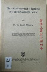 SA 1605 : Die elektronische Industrie und der chinesische Markt (1935)