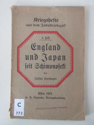 C 773 : England und Japan seit Schimonoseki (1915)