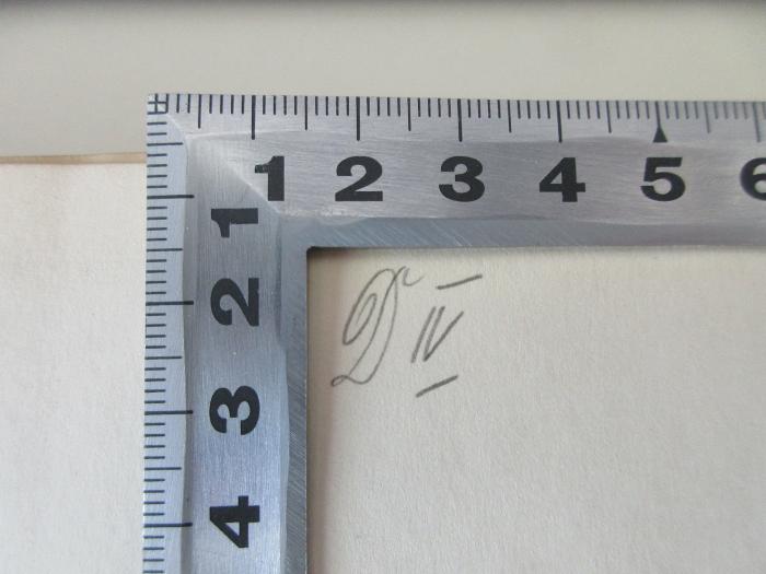 - (Verband für den Fernen Osten E.V.; Deutsch-Chinesischer Verband), Von Hand: Nummer; 'D IV'.  (Prototyp)