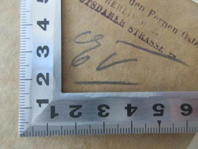 - (Verband für den Fernen Osten E.V.), Von Hand: Nummer; '[E] V'. 