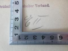 - ( Deutsch-Chinesischer Verband), Von Hand: Nummer; '[E] II'. 