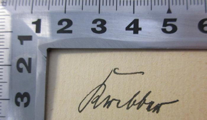 -, Von Hand: ; 'Kribber [?]'