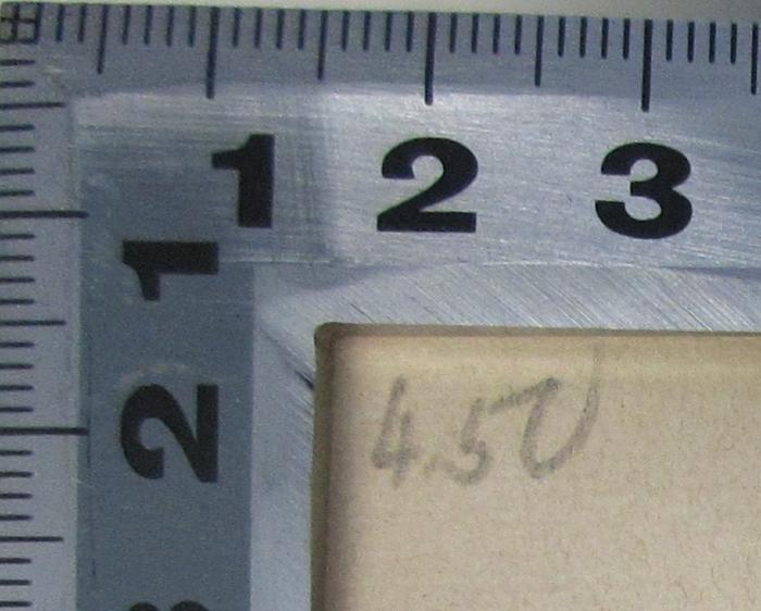 -, Von Hand: Preis; '4.50'