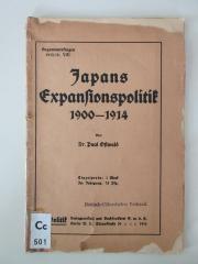 Cc 501 : Japans Expansionspolitik 1900-1914 (1916)