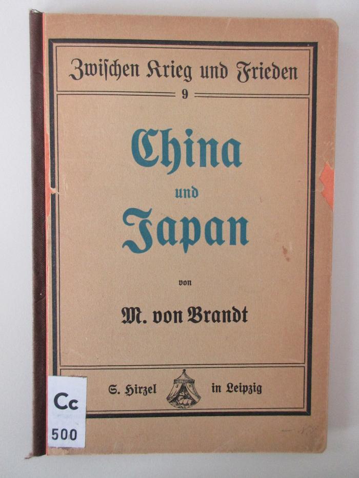 Cc 500 : China und Japan jetzt und später (1914)