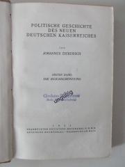 G 884-1 : Politische Geschichte des neuen deutschen Kaiserreiches : Die Reichsgründung (1925)