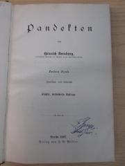  Pandekten, Bd. 3 (1897)