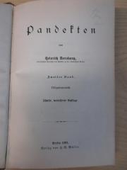  Pandekten, Bd. 2 (1897)
