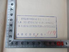- (Bibliothek des Instituts für Arbeiterbildung Berlin-Dahlem), Stempel: Name, Nummer, Berufsangabe/Titel/Branche, Ortsangabe; 'Bibliothek des Instituts für Arbeiterbildung Berlin-Dahlem ab: XI/69 Neue Signatur u. Systematik F 1798'. 